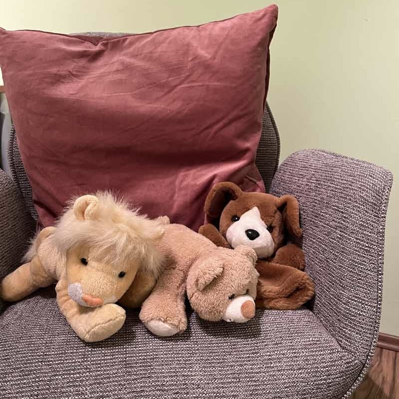 Stofftiere Tamara Huber Kinder- und Jugendlichenpsychotherapie - Tamara Huber
